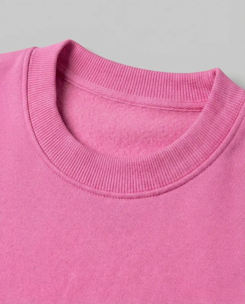 Oversize-Sweatshirt mit Rundhalsausschnitt