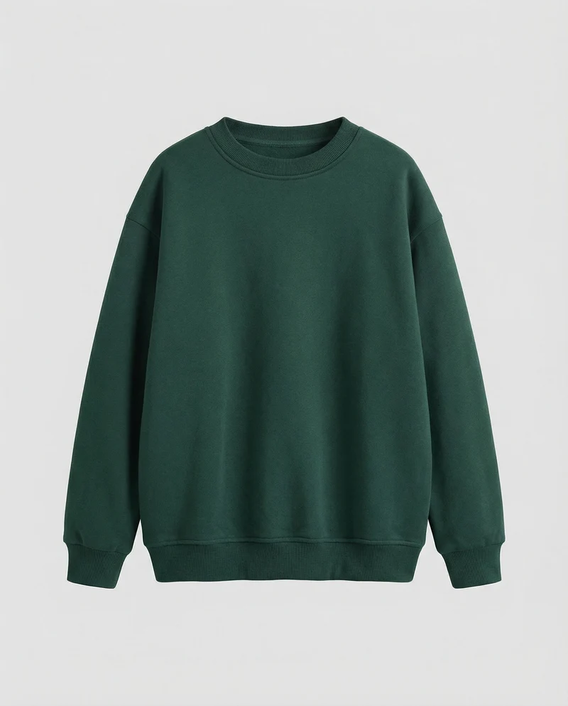 Oversize-Sweatshirt mit Rundhalsausschnitt