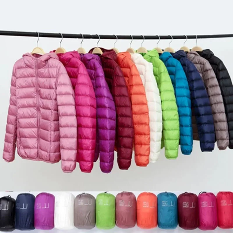 Nord Taschen | Ultraleichte Damen Daunenjacke mit Kapuze