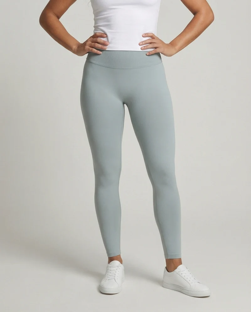 Damen formende Fitness-Leggings mit Raffung