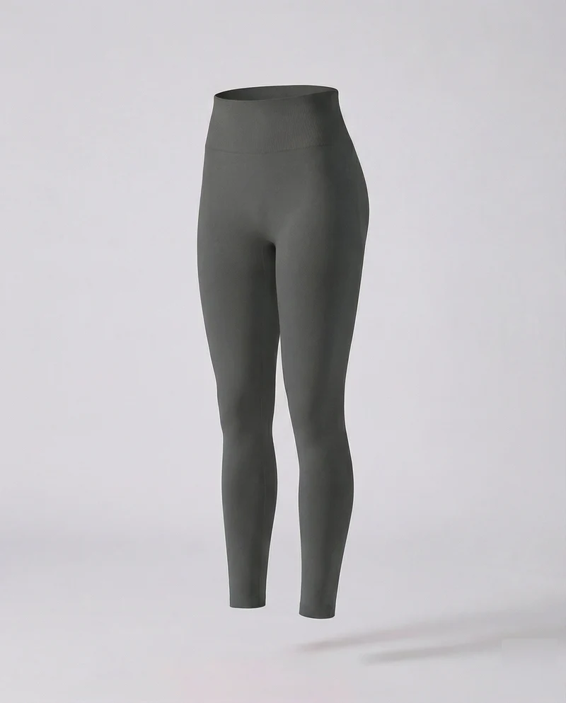 Damen formende Fitness-Leggings mit Raffung