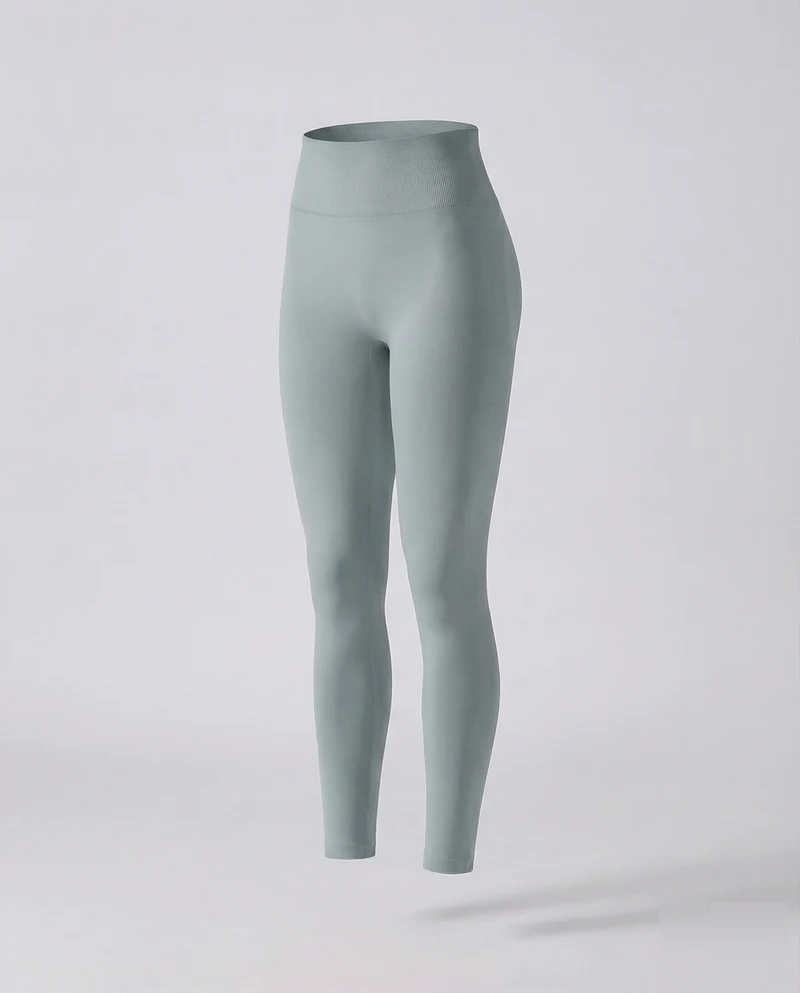 Damen formende Fitness-Leggings mit Raffung