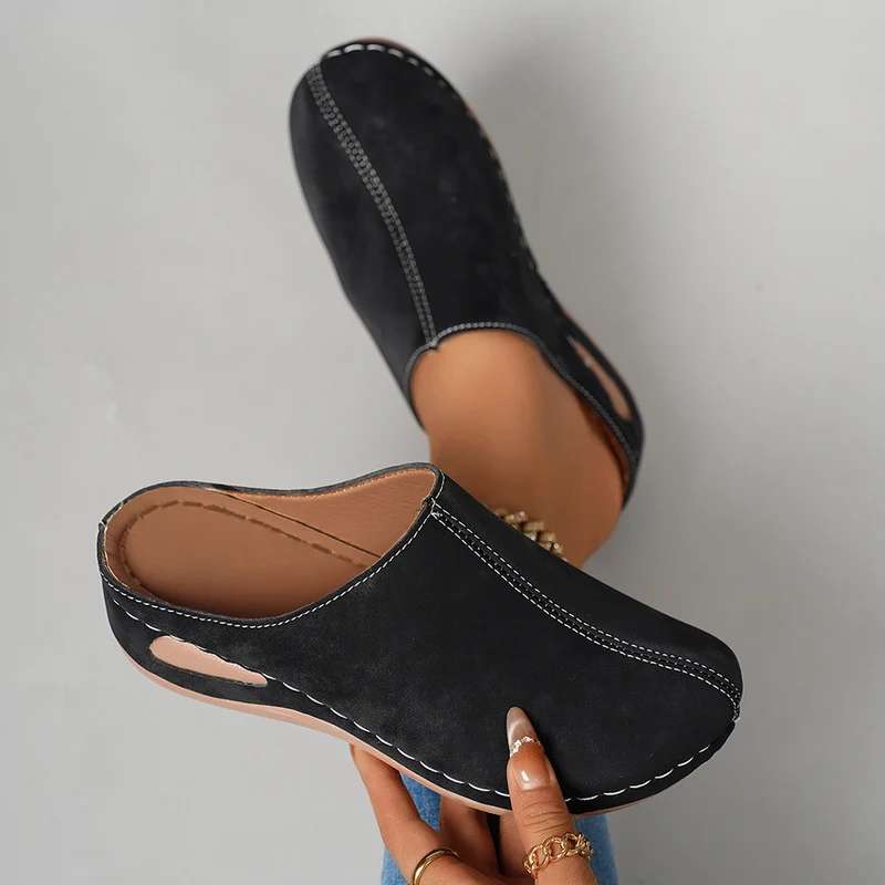 Damen Mules mit ergonomischem Fußbett und modischem Schnitt