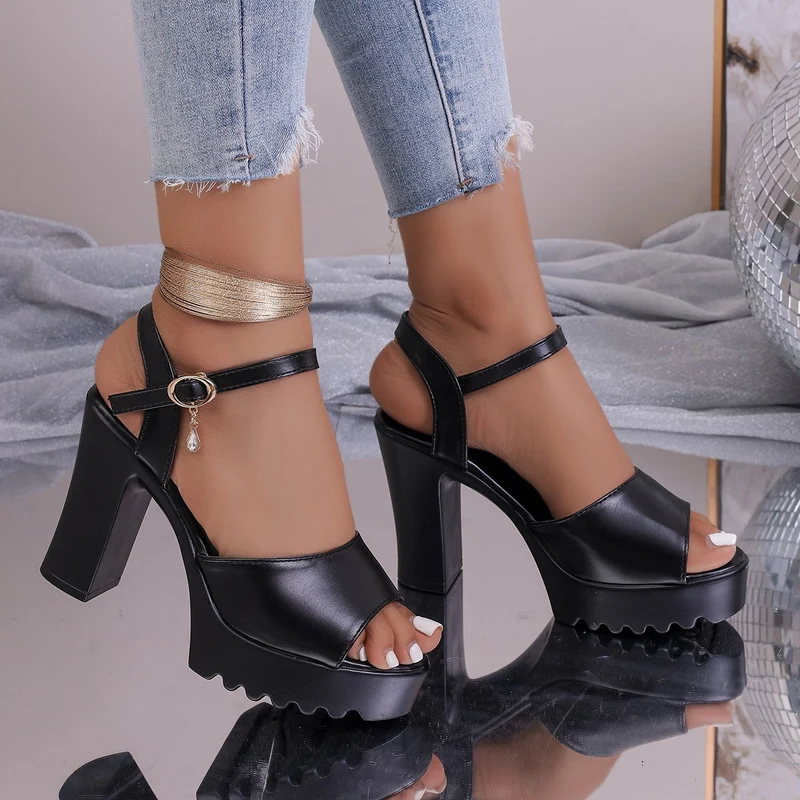 Damen Plateau Sandalen