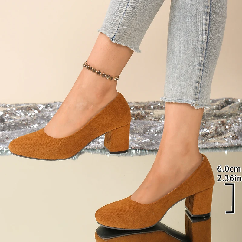 Damen Elegante und bequeme Pumps mit Blockabsatz Nord Taschen