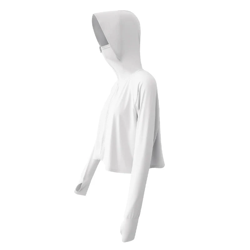Sonnenschutzkleidung mit Kapuze