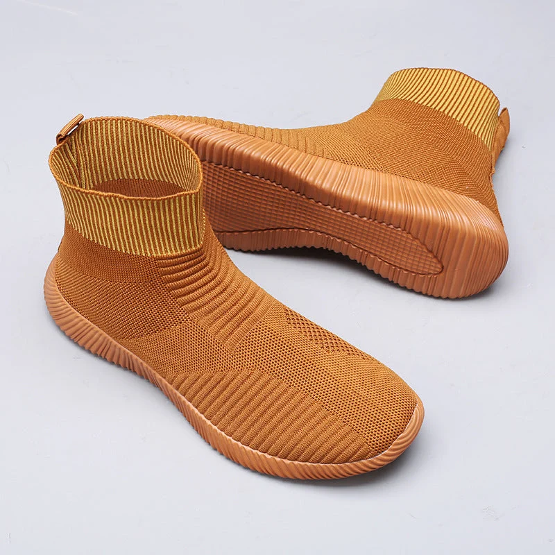 Damen High-Performance Stricksocken Sneakers