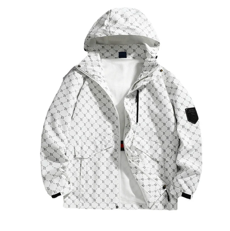 Herren wasserabweisende lange Freizeitjacke Nord Taschen