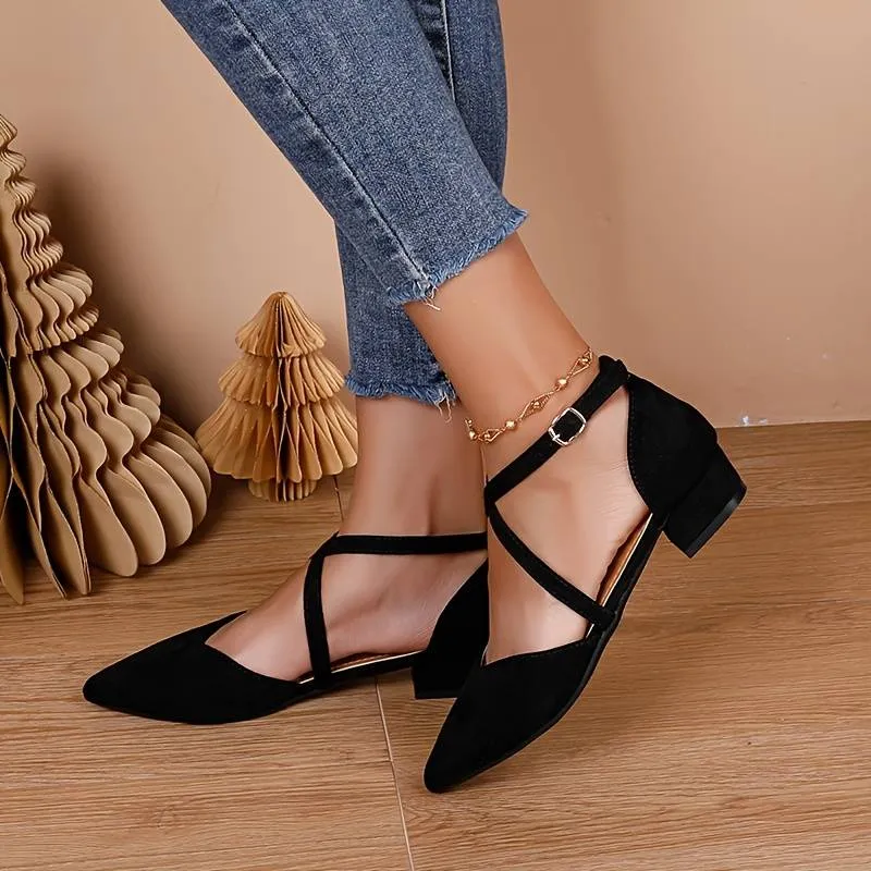 Mode Flache Damenschuhe Einfarbiges Design