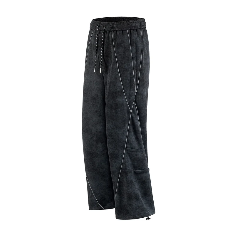Herren Oversize-Halbzip-Sweatshirt mit Kängurutasche, kontrastpaspel und Ballonärmeln Nord Taschen