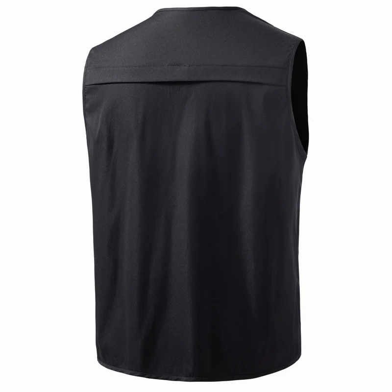 Herren Multifunktionale Utility-Weste mit Frontreißverschluss und Mehrfachtaschen Nord Taschen