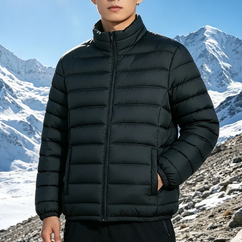 Herren Leichtgewichtige Steppjacke mit Thermo‑Füllung und Stehkragen Nord Taschen
