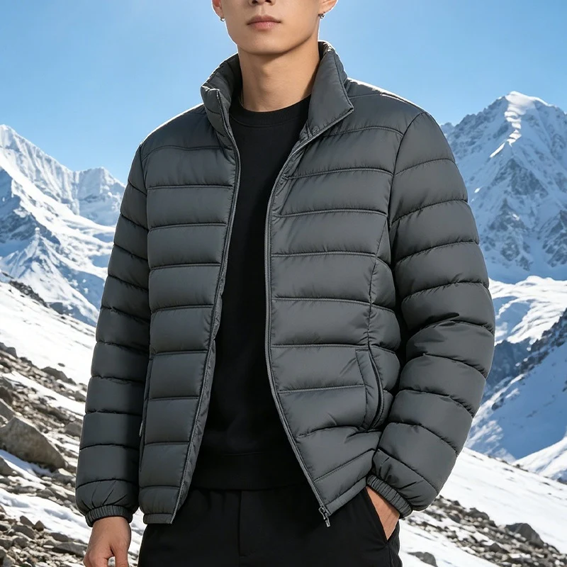 Herren Leichtgewichtige Steppjacke mit Thermo‑Füllung und Stehkragen Nord Taschen