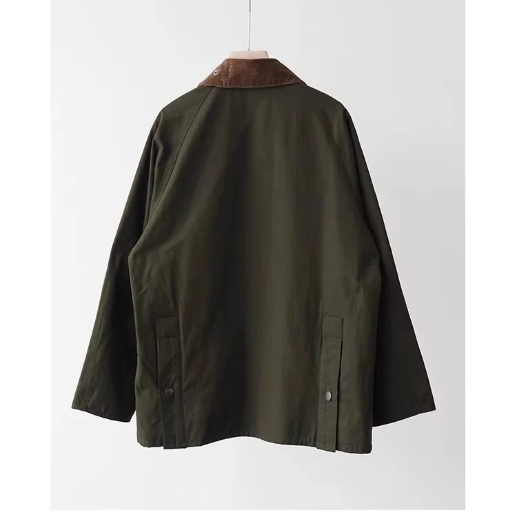 Damen wasserabweisende Oversize-Fieldjacke mit Cordkragen und aufgesetzten Pattentaschen Nord Taschen