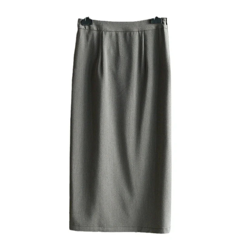 Damen Taillierter Midirock mit seitlichem Knotendetail und Drapierung Nord Taschen