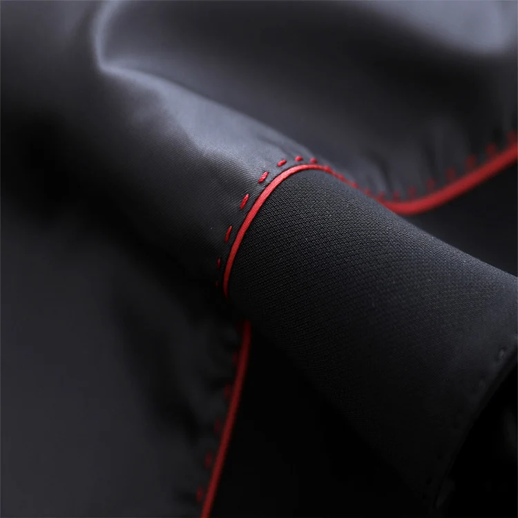 Damen Taillierter Ein-Knopf-Longblazer mit Reverskragen und Pattentaschen Nord Taschen