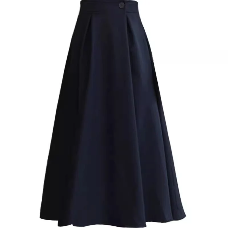 Damen Hochtaillierter A‑Linien‑Midirock mit ausgestelltem Volumen und Bunddetail Nord Taschen