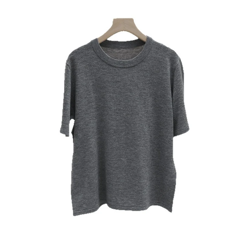 Herren fein gestrickter Kaschmir-Mischpullover mit Rundhals Nord Taschen