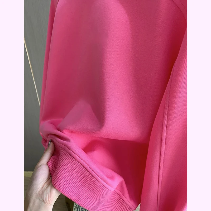 Damen Oversize-Sweatshirt mit Rippbündchen und softer Innenseite Nord Taschen