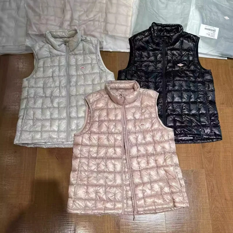 Damen leichte gesteppte Steppjacke mit hohem Stehkragen und Reißverschluss Nord Taschen