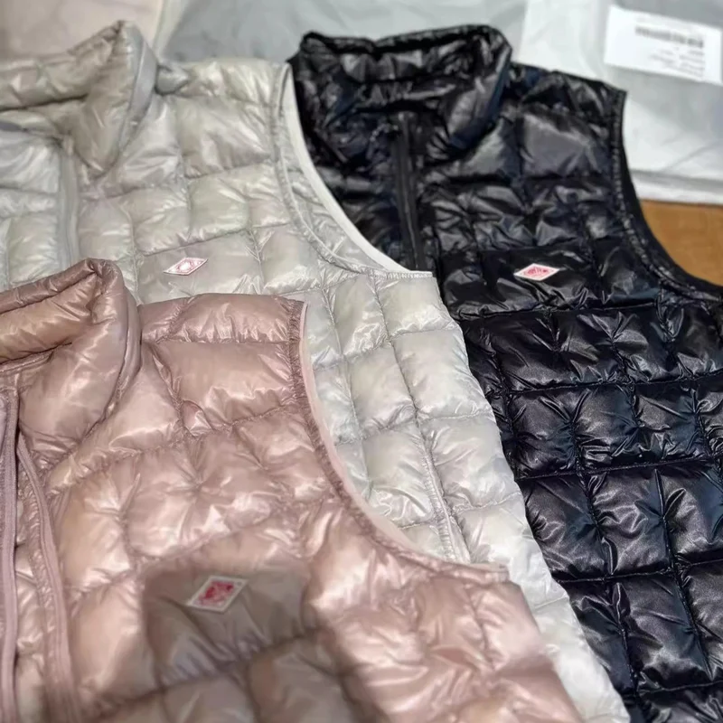 Damen leichte gesteppte Steppjacke mit hohem Stehkragen und Reißverschluss Nord Taschen