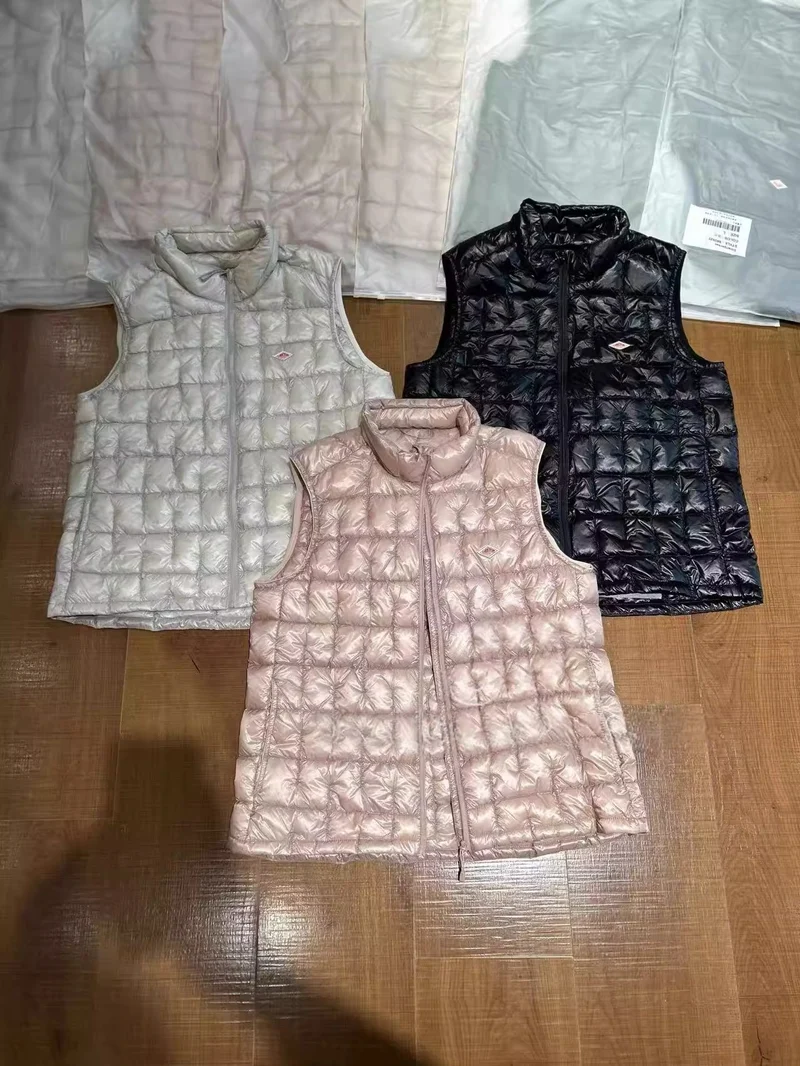 Damen leichte gesteppte Steppjacke mit hohem Stehkragen und Reißverschluss Nord Taschen