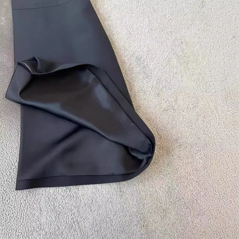 Damen Kurzärmeliges Hemdkleid mit verdecktem Zwei-Wege-Reißverschluss und taillierter Schnittführung Nord Taschen