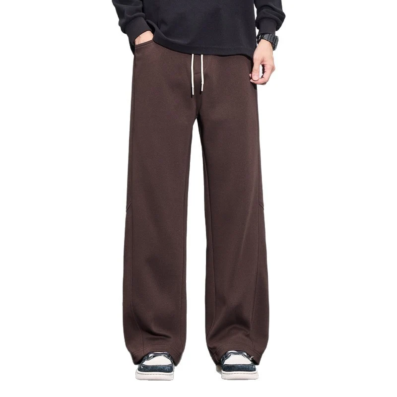 Herren weite Cargo-Sweathose aus angerautem Sweat mit Kordelzug Nord Taschen