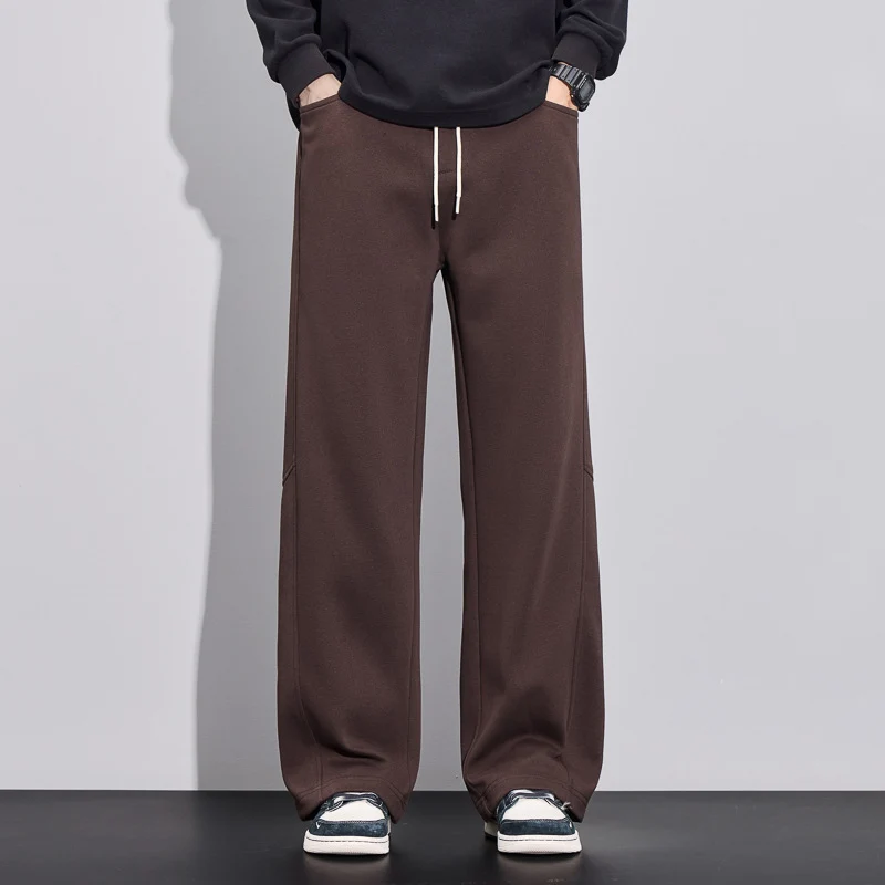 Herren weite Cargo-Sweathose aus angerautem Sweat mit Kordelzug Nord Taschen