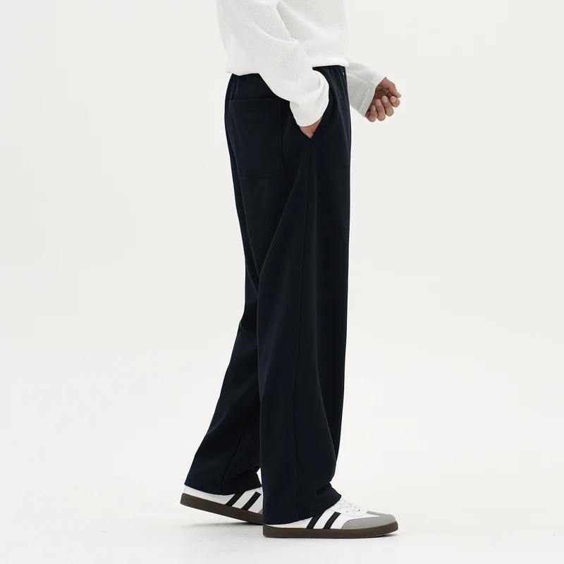 Herren Weiche Relax-Fit Jogginghose mit weitem Bein und Kordelzug Nord Taschen
