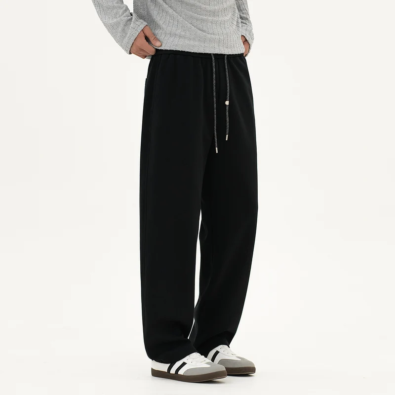 Herren Weiche Relax-Fit Jogginghose mit weitem Bein und Kordelzug Nord Taschen