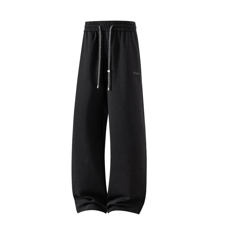 Herren Weiche Relax-Fit Jogginghose mit weitem Bein und Kordelzug Nord Taschen