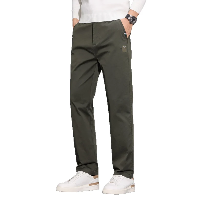 Herren Baumwoll-Chino mit geradem Schnitt und aufgesetzten Gesäßtaschen Nord Taschen