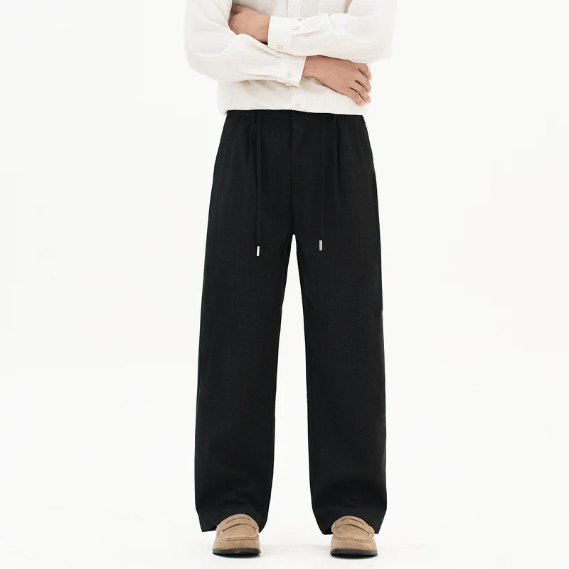 Damen weite Jersey-Loungehose mit elastischem Komfortbund und Tunnelzug Nord Taschen