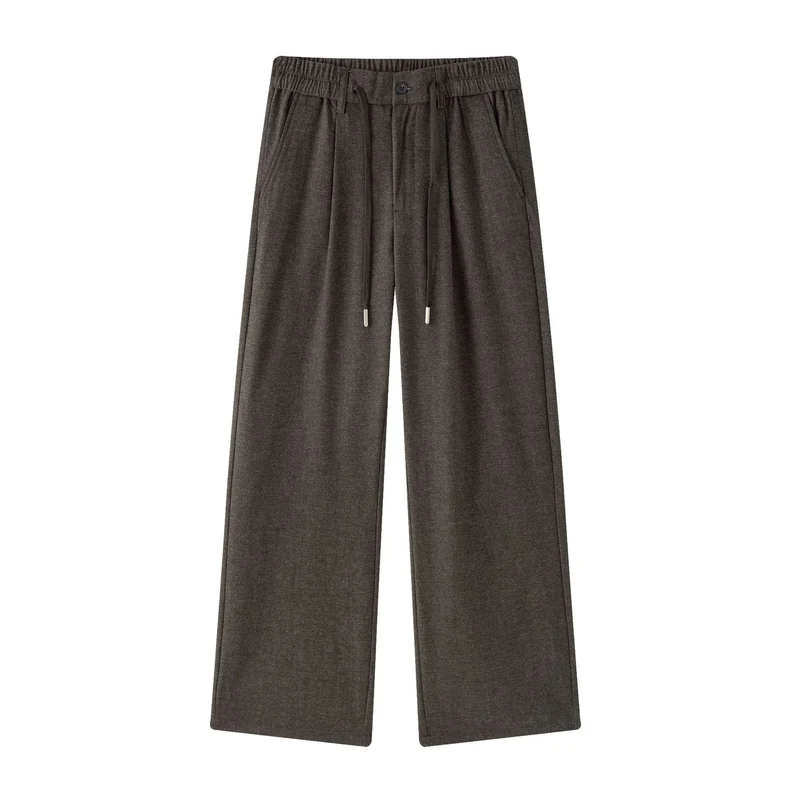 Damen weite Jersey-Loungehose mit elastischem Komfortbund und Tunnelzug Nord Taschen