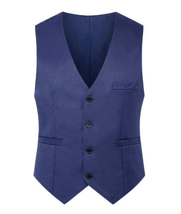 Herren Elegante Business-Weste mit V-Ausschnitt und taillierter Silhouette Nord Taschen