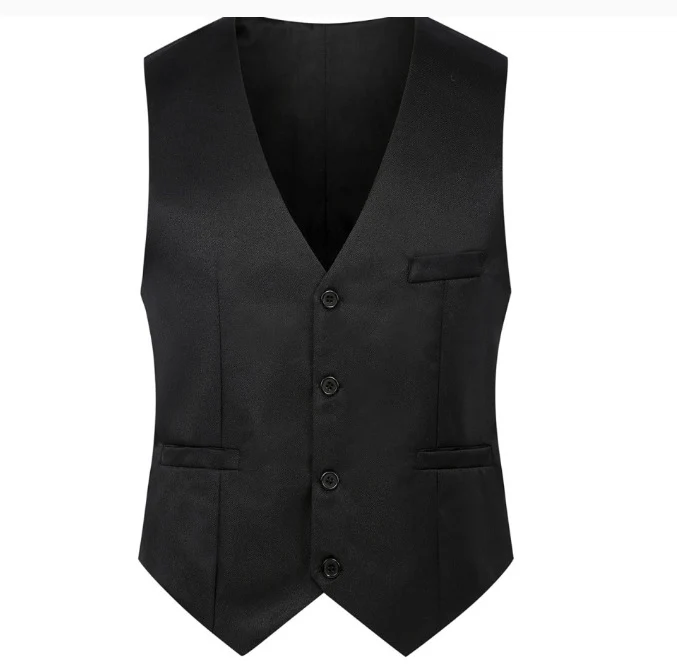 Herren Elegante Business-Weste mit V-Ausschnitt und taillierter Silhouette Nord Taschen