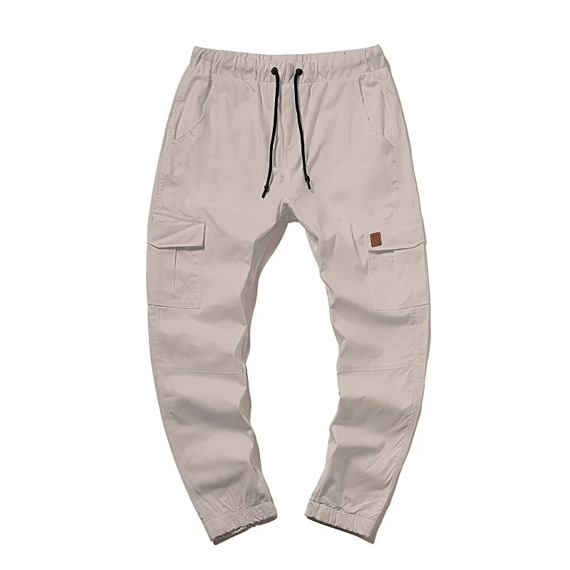 Herren Cargo-Joggerhose mit elastischem Bund, Kordelzug und tapered Bein Nord Taschen