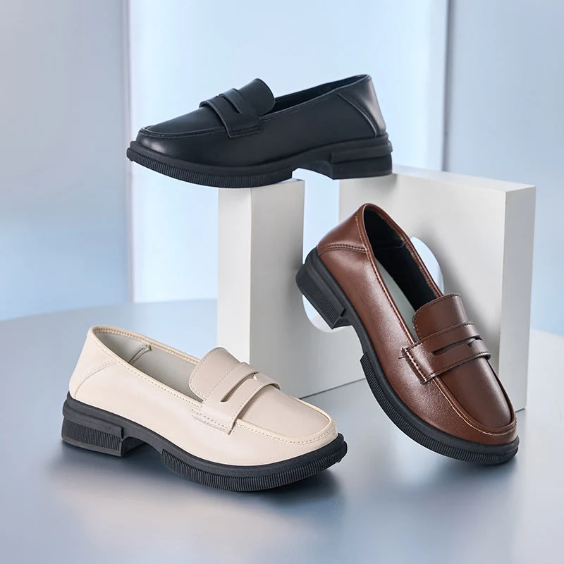 Damen elegante Loafer mit rutschfester Sohle