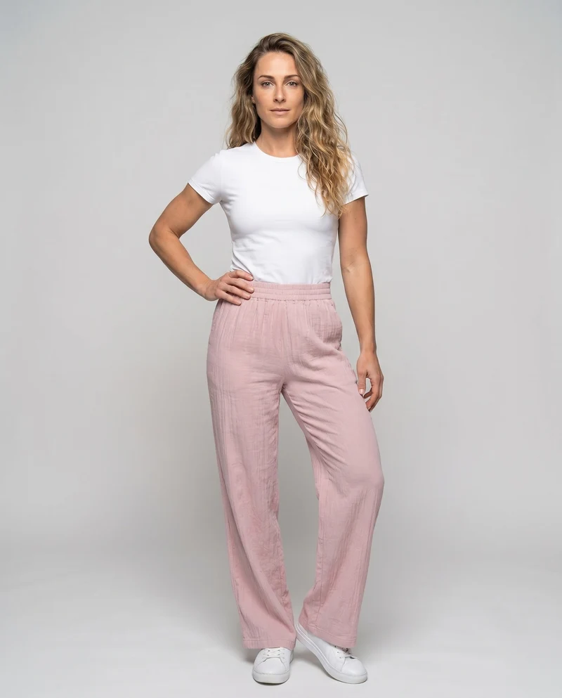Damen Weit geschnittene Sommerhose