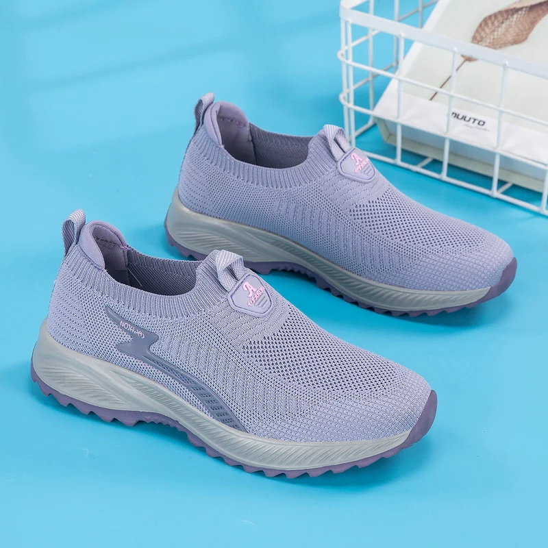 Damen Atmungsaktive Slip-On Sneakers mit dämpfender Sohle Nord Taschen