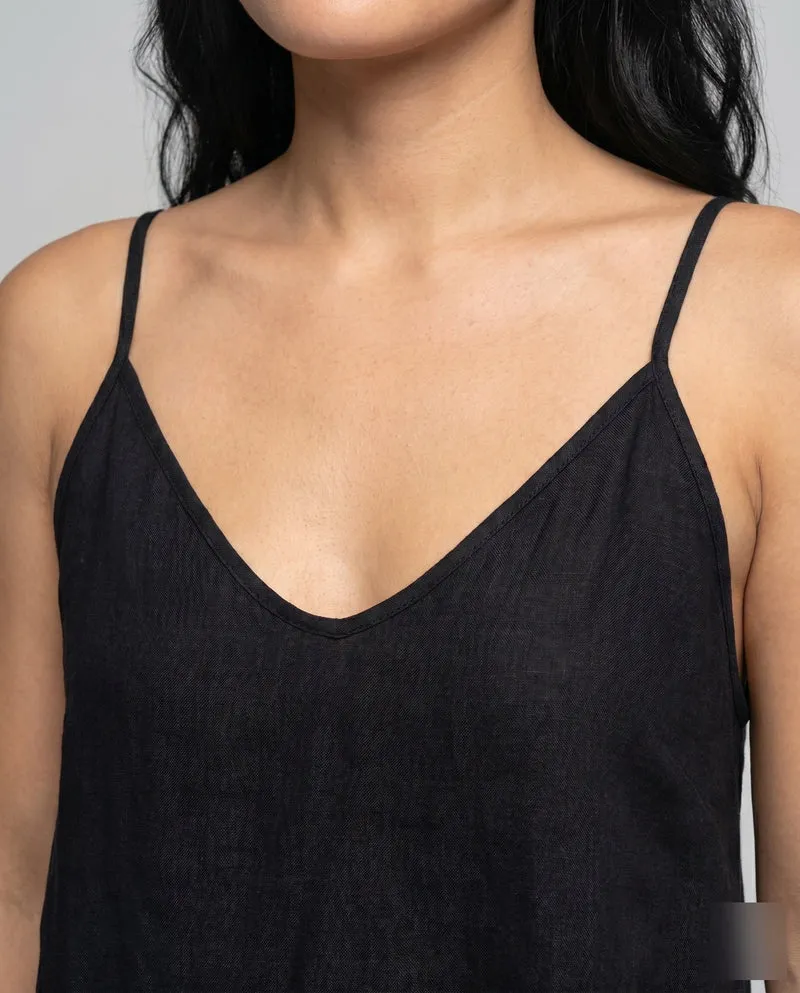 Damen sommerliches Strandkleid mit dekorativem Rüschenabschluss