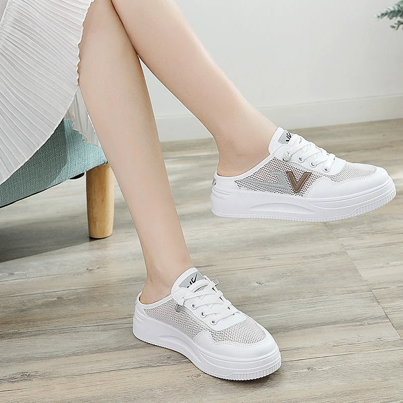 Damen Freizeitschuhe mit atmungsaktiver Netzstruktur und flexiblem Sohlenprofil