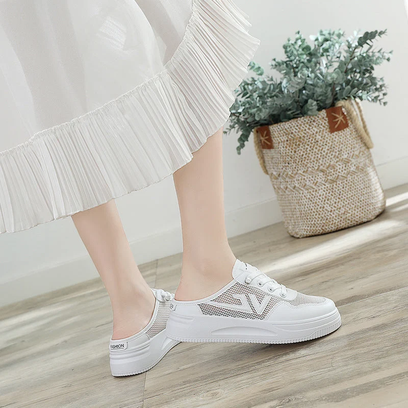 Damen Freizeitschuhe mit atmungsaktiver Netzstruktur und flexiblem Sohlenprofil