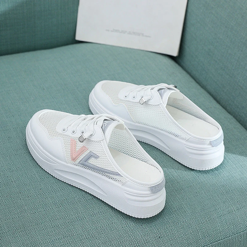 Damen Freizeitschuhe mit atmungsaktiver Netzstruktur und flexiblem Sohlenprofil