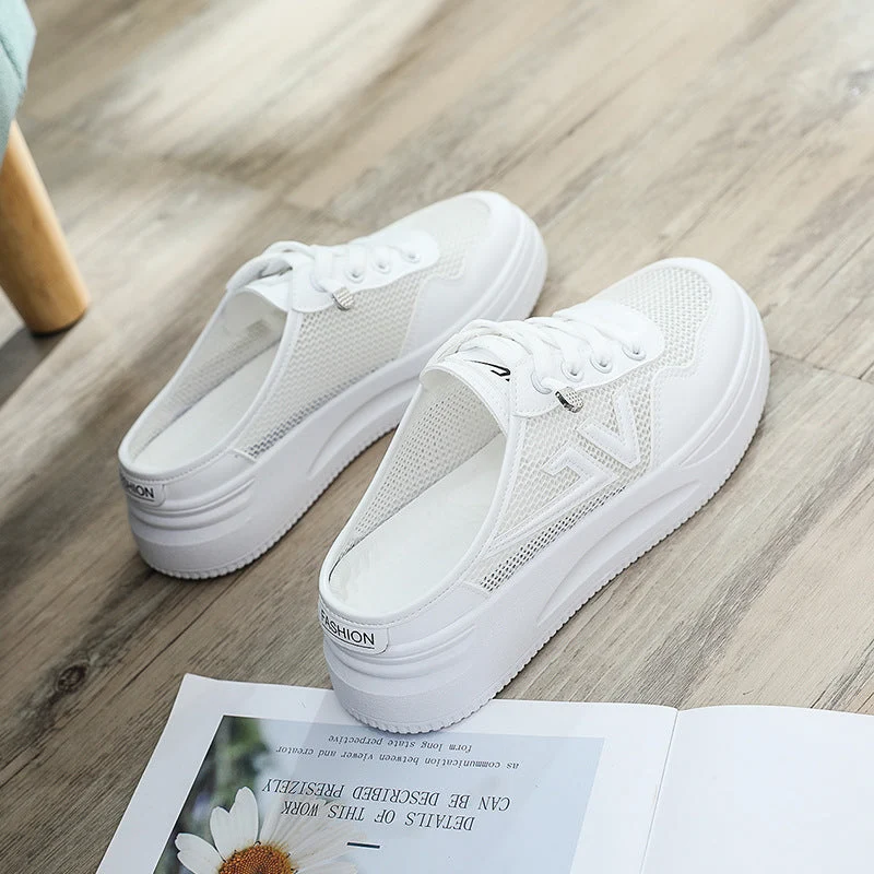 Damen Freizeitschuhe mit atmungsaktiver Netzstruktur und flexiblem Sohlenprofil