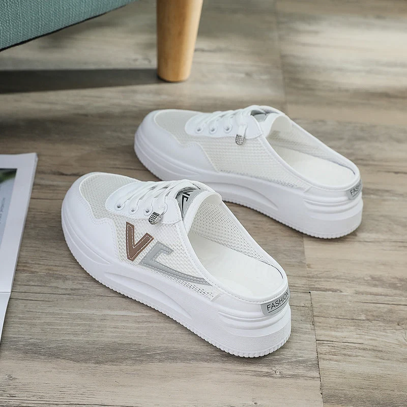 Damen Freizeitschuhe mit atmungsaktiver Netzstruktur und flexiblem Sohlenprofil