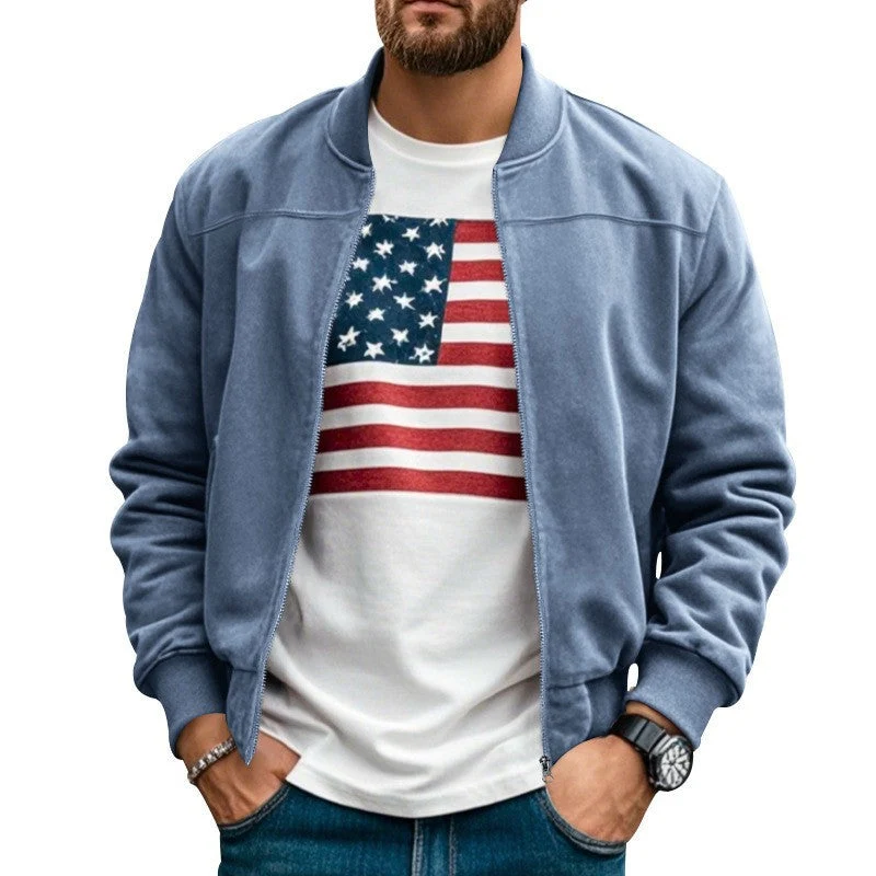 Herren Bomberjacke mit modernem Schnitt und praktischen Taschen