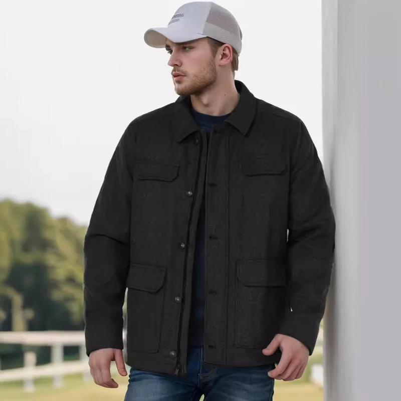 Herren lässige Flanelljacke