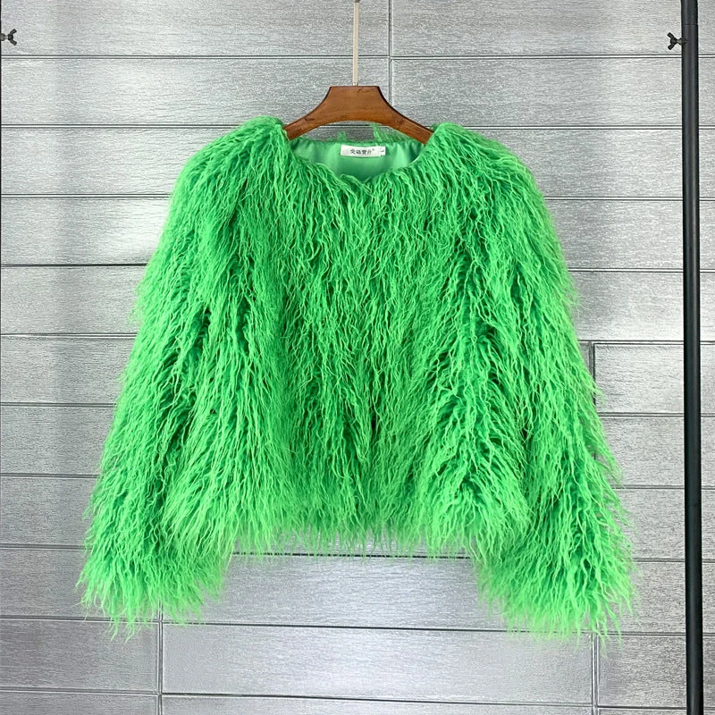 Fluffy Kurze Jacke